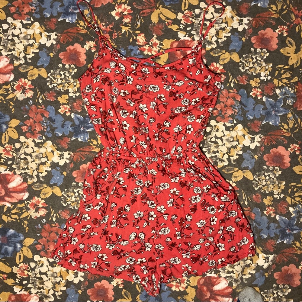 H&M Divided Floral Romper